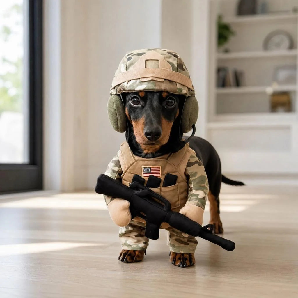 Tactical Soldier - Dog Costume