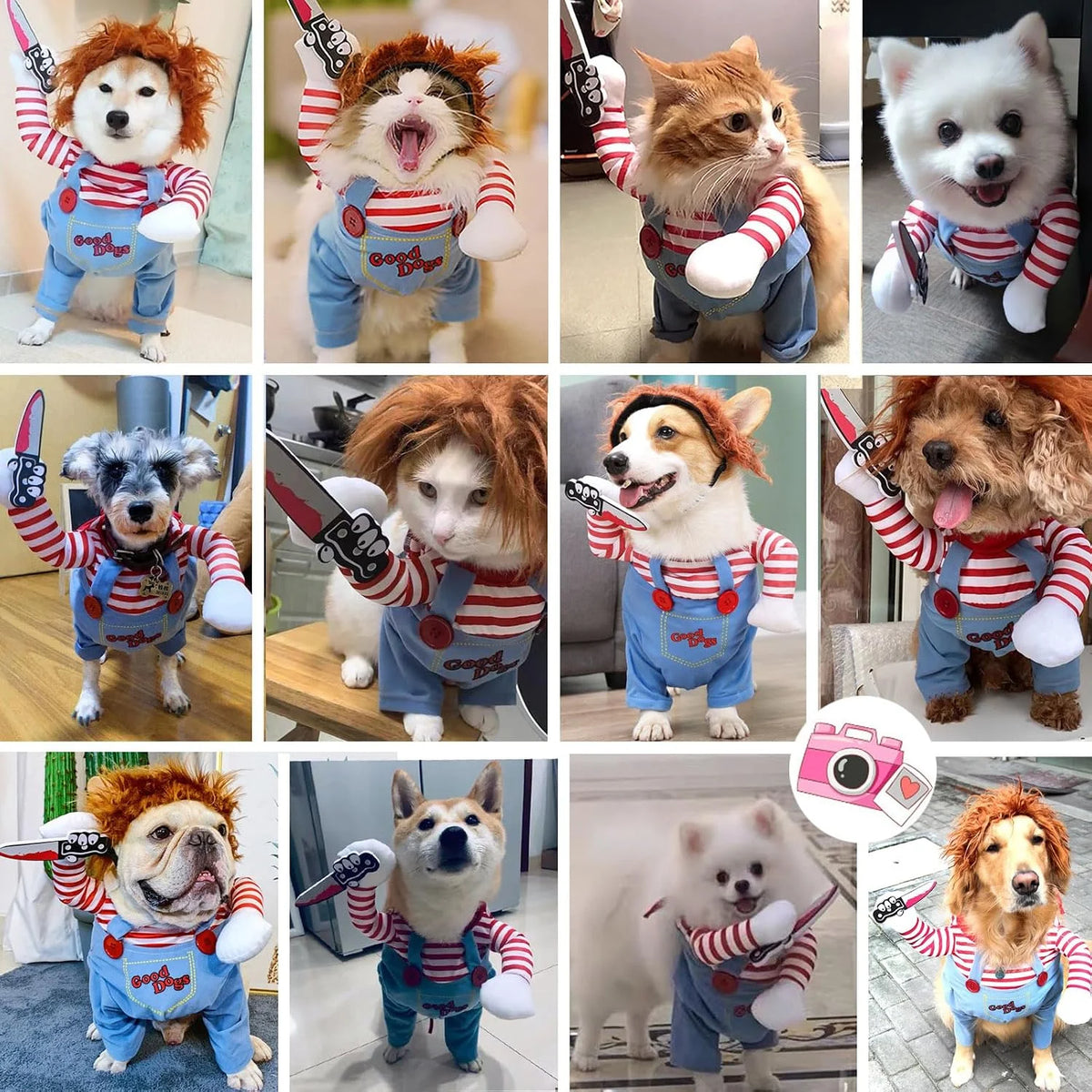 Deadly Doll Chucky - Dog Costume