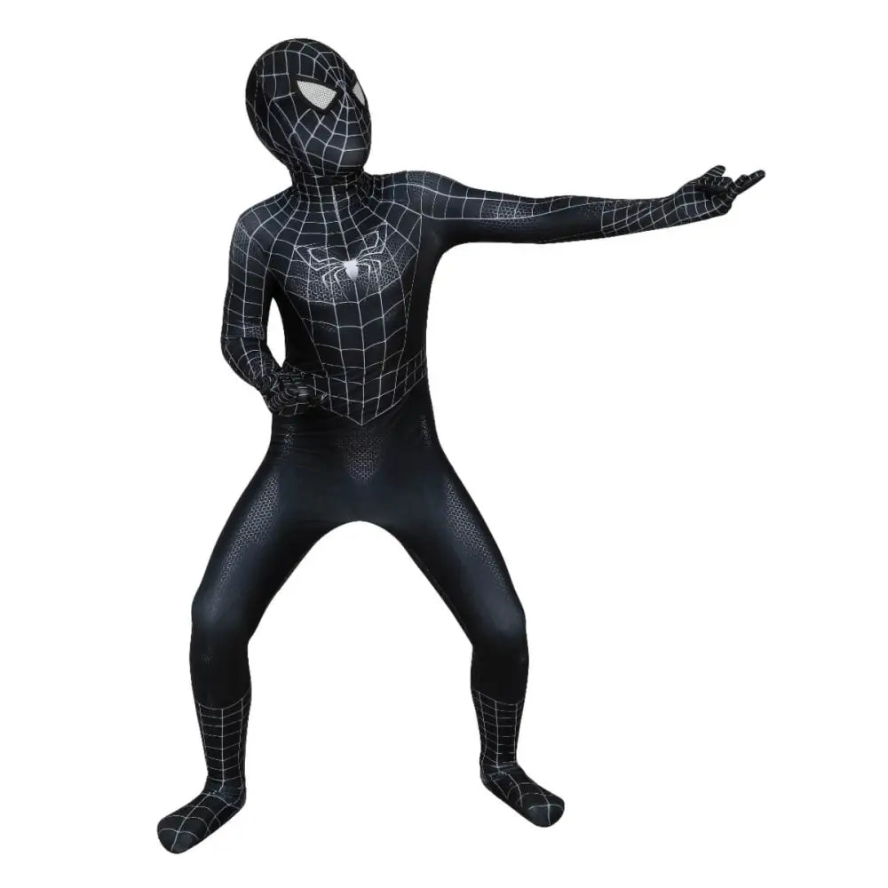 Black Spiderman - Kid's Costume