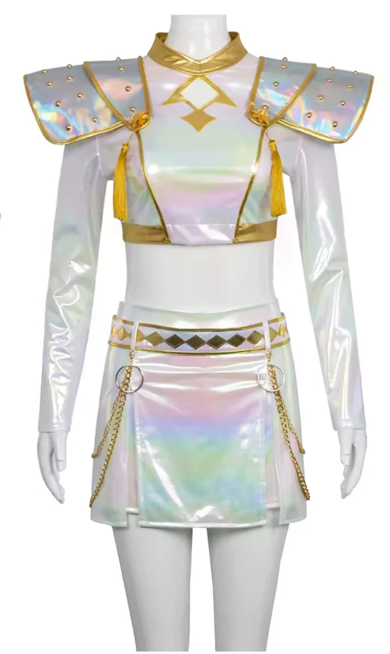 Zoey (KPop Demon Hunters) - Adult White Costume