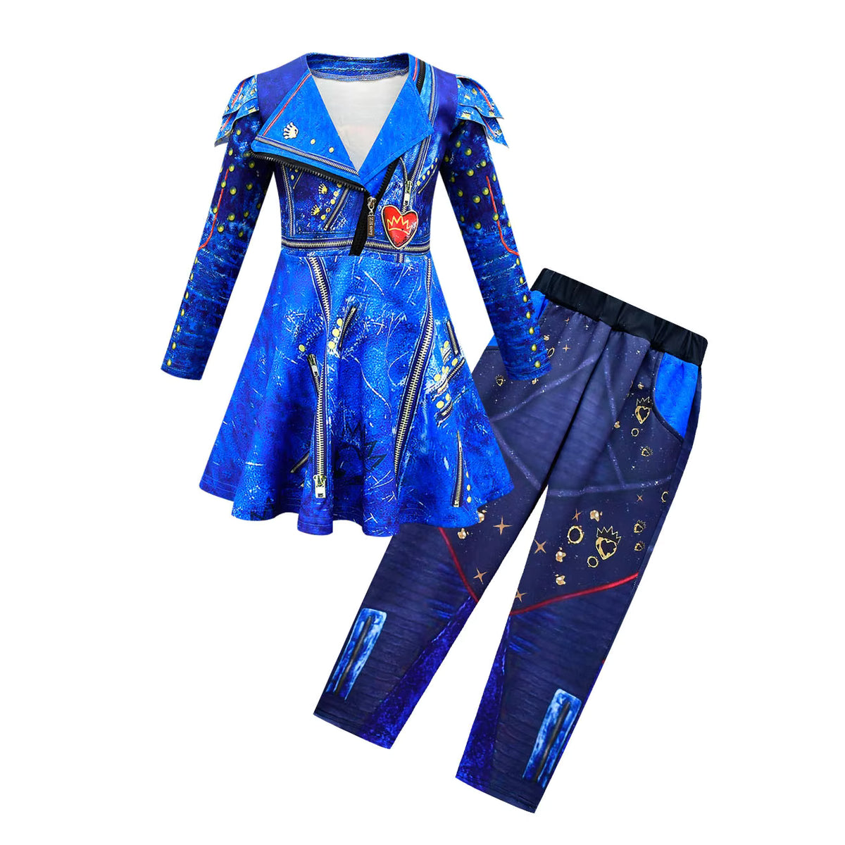 Evie (Descendants) - Kid's Blue Costume