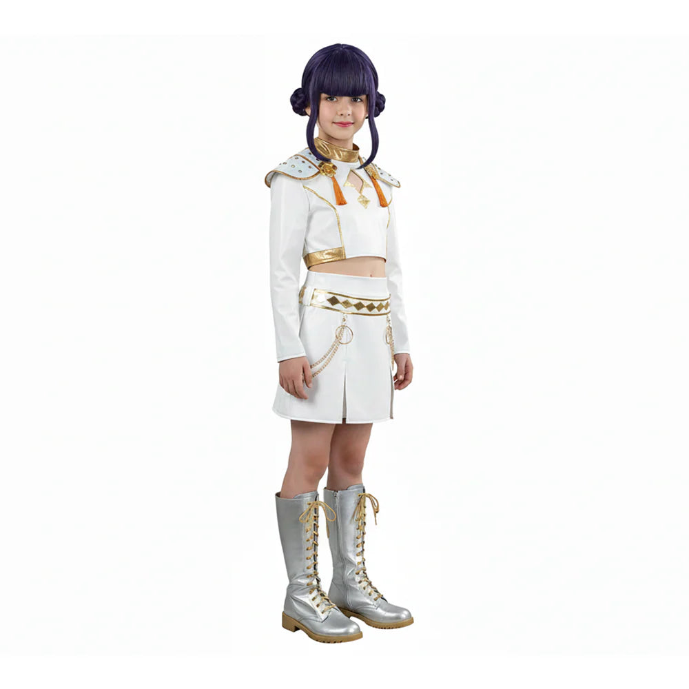 Zoey (KPop Demon Hunters) - Kid's White Costume