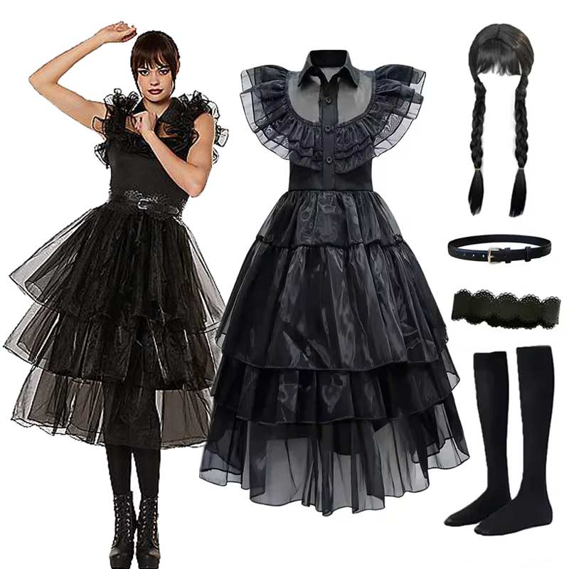Wednesday Addams - Adult Costume Dress