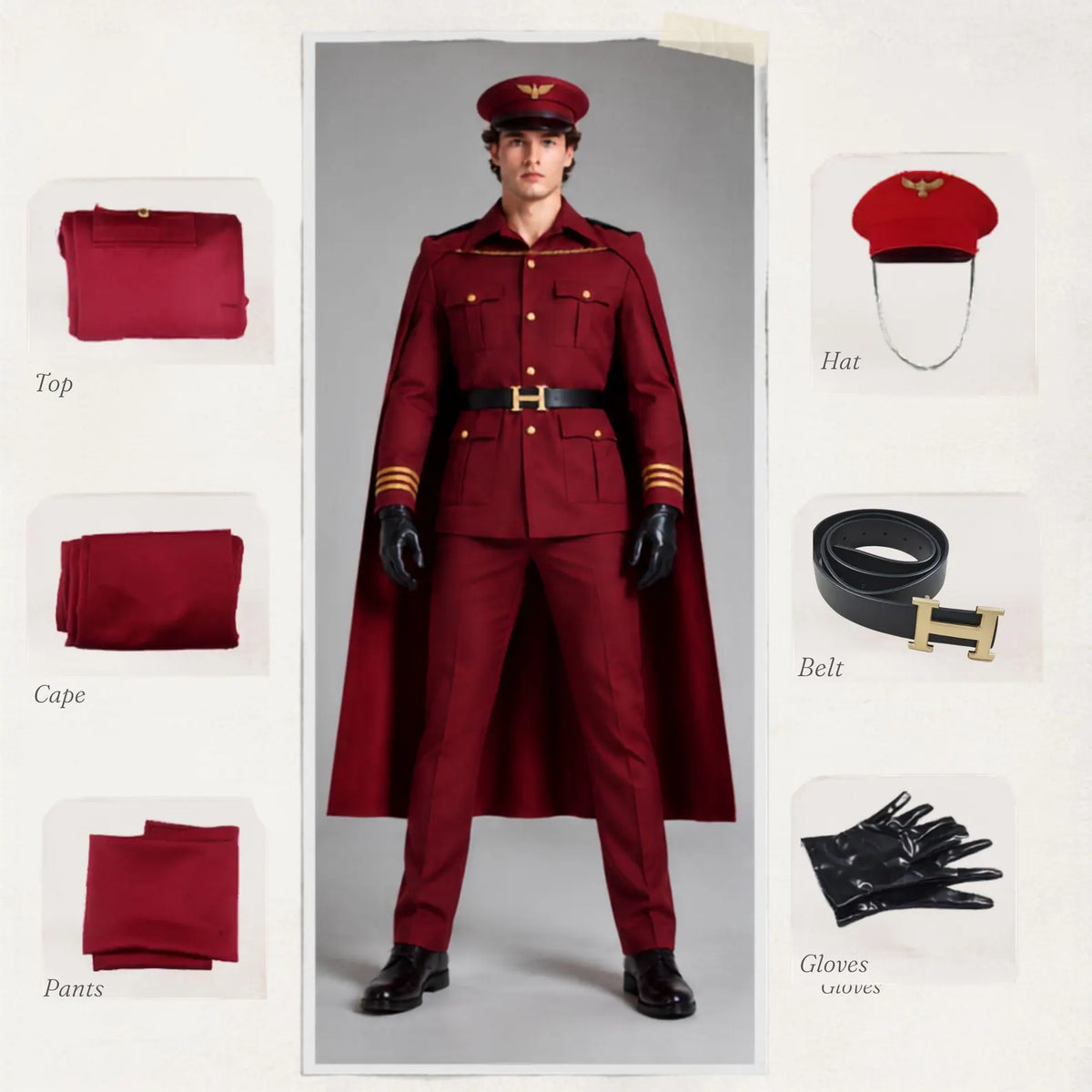 M.Bison (Street Fighter) - Adult Costume
