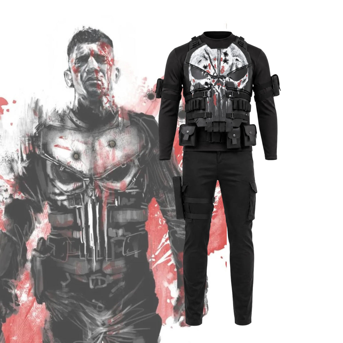 The Punisher - Adult Costume