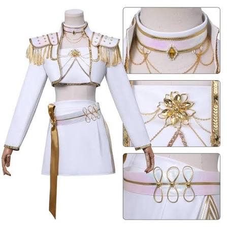 Zoey (KPop Demon Hunters) - Adult White Costume