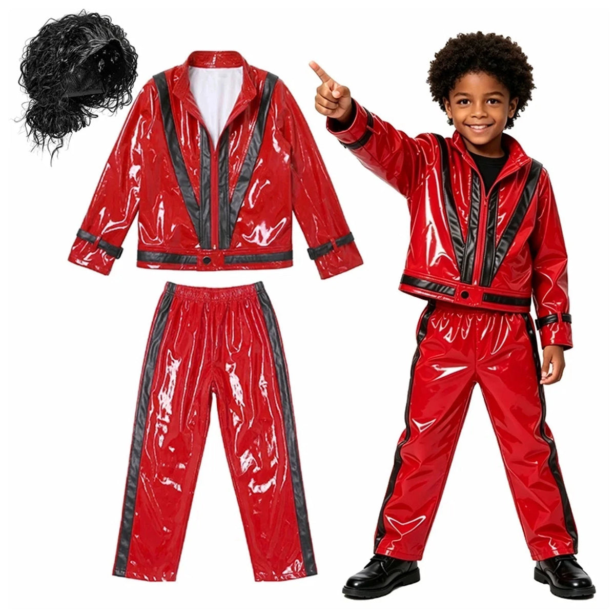 Michael Jackson - Kid's Costume (red)