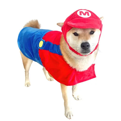 Mario - Dog Costume