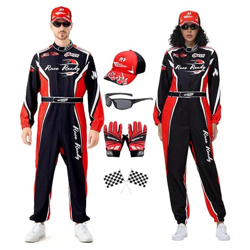 Racing Driver F1 - Adult Black Costume