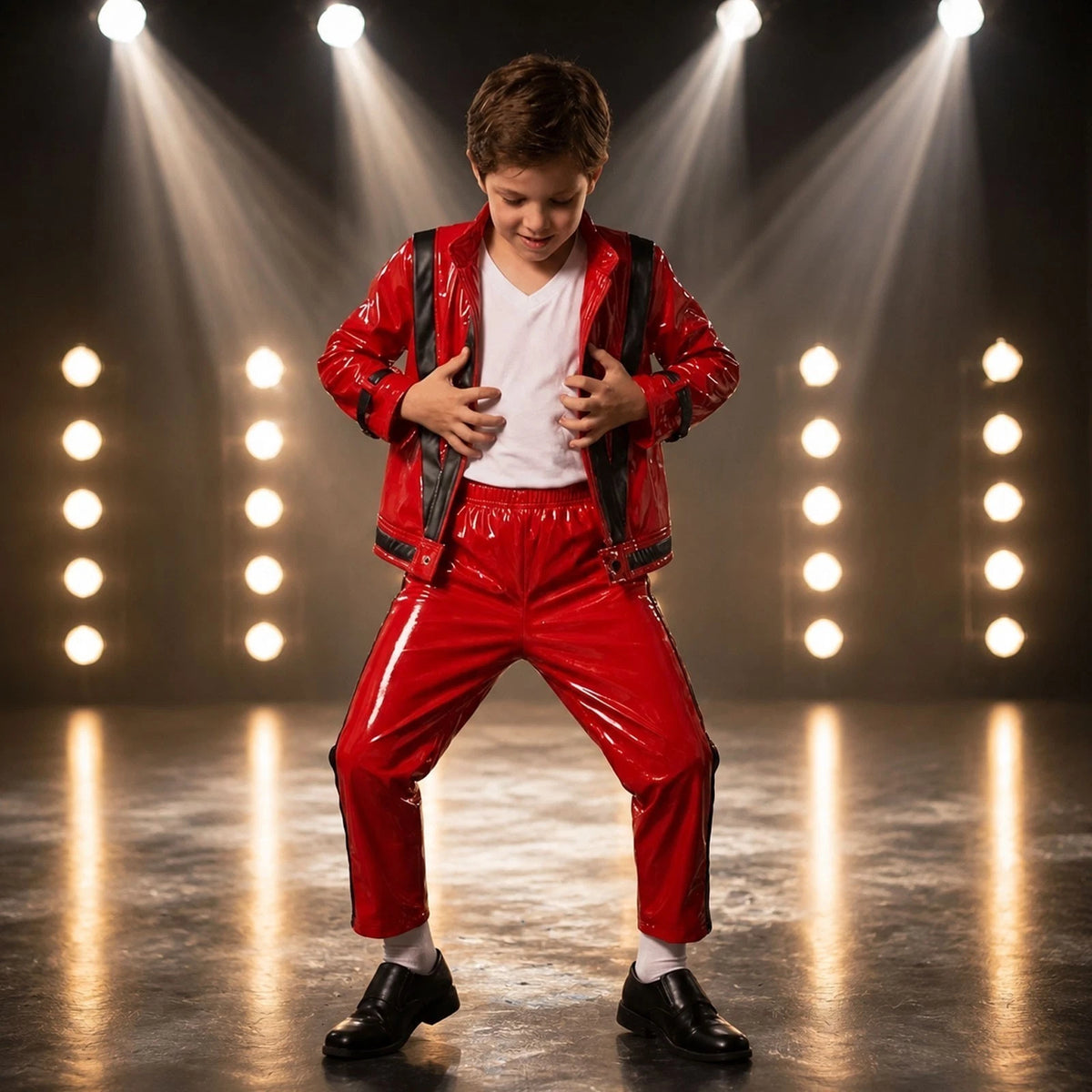 Michael Jackson - Kid's Costume (red)