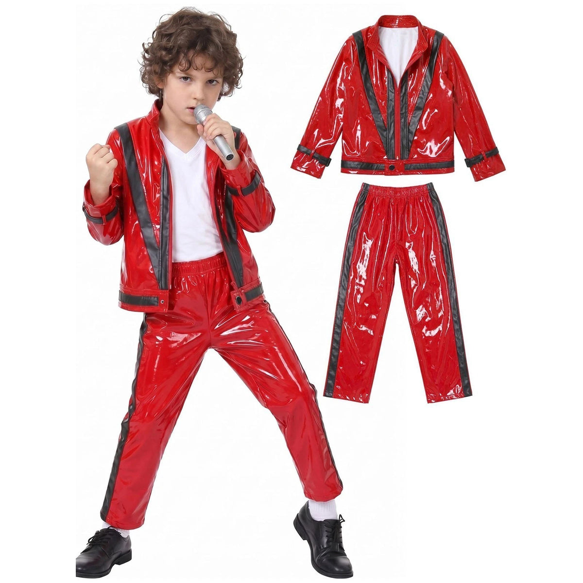 Michael Jackson - Kid's Costume (red)