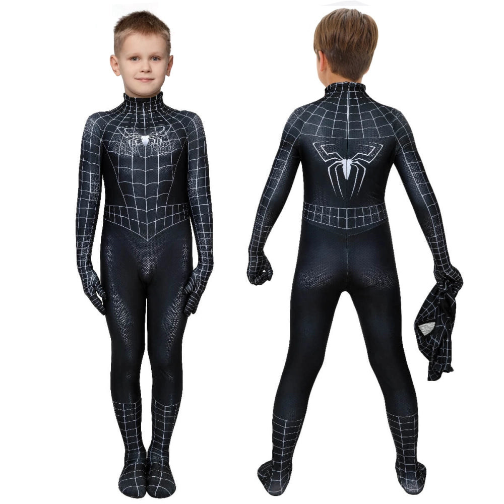 Black Spiderman - Kid's Costume