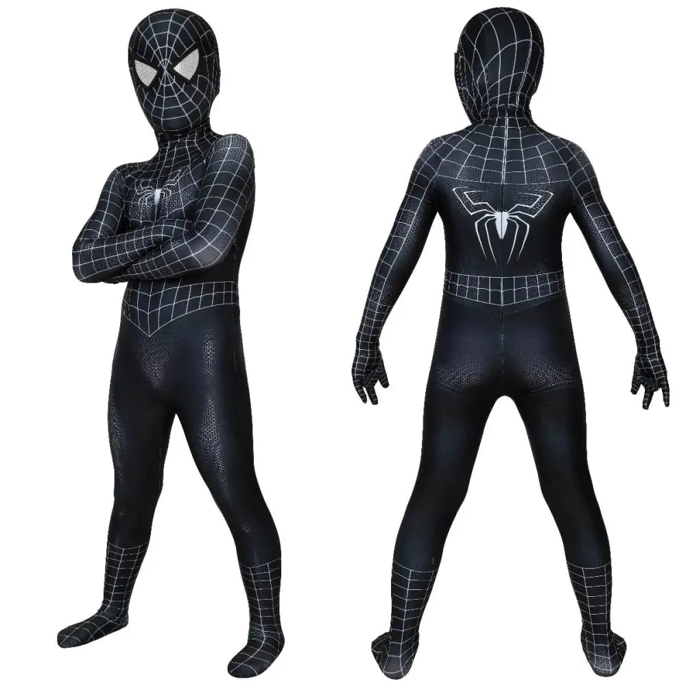Black Spiderman - Kid's Costume